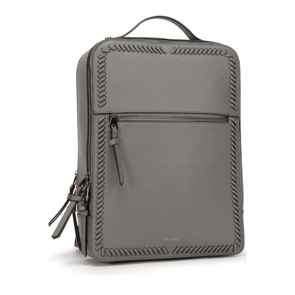 Calpak Kaya 15-inch Laptop Backpack in charcoal grey